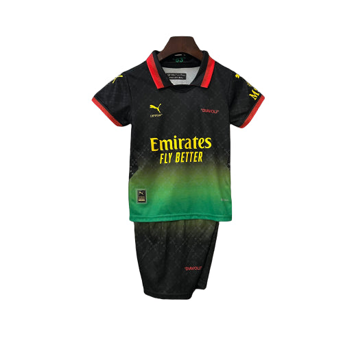 Kit Infantil AC Milan 25/26 Edición Especial - Negra