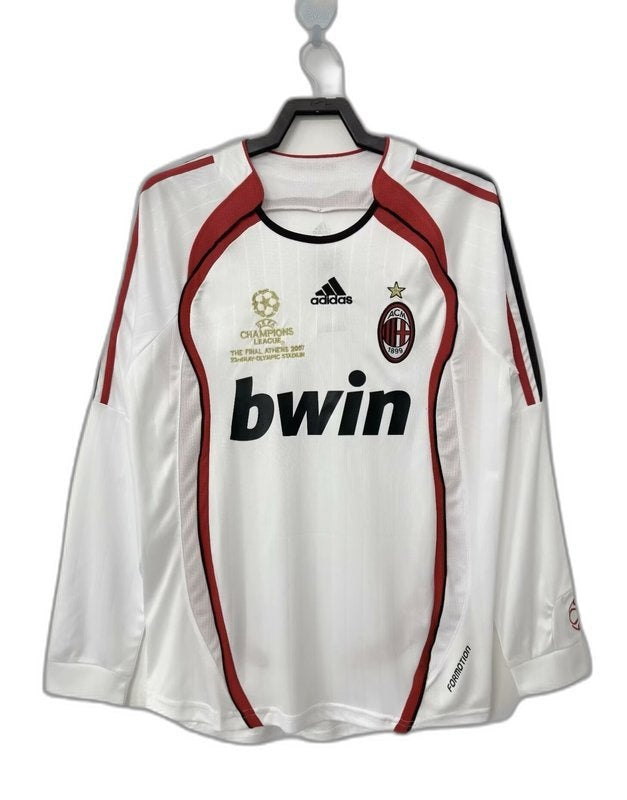 Camiseta AC Milan 06/07 II Visitante - Manga Larga Versión Retro