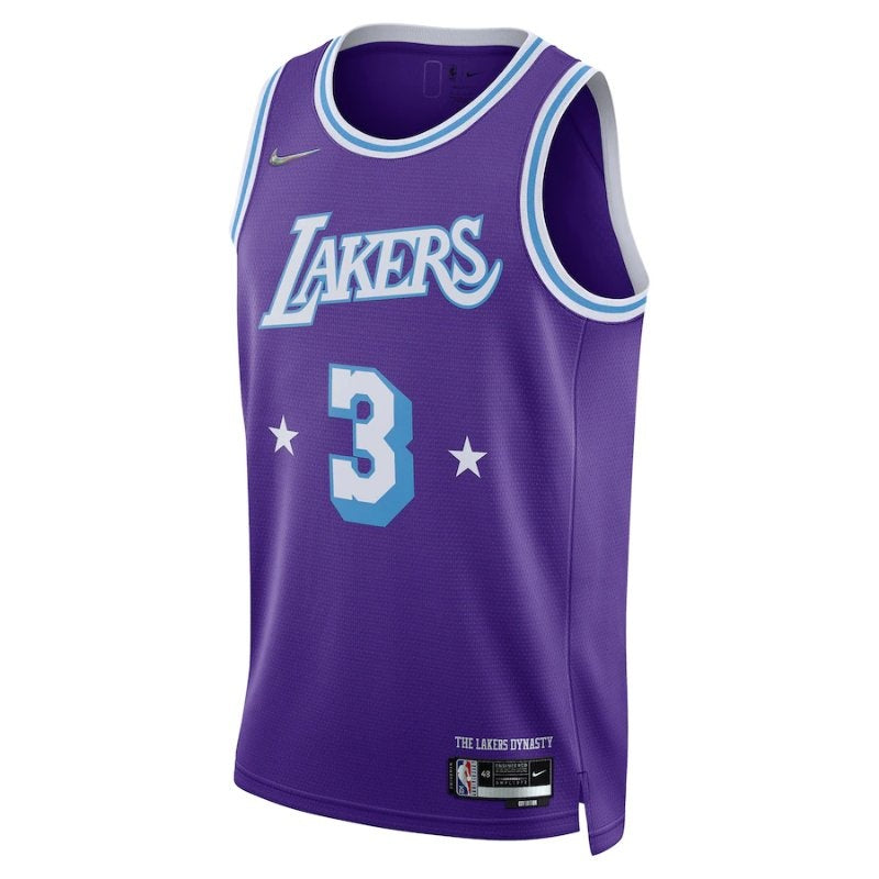 Camiseta NBA Anthony Davis - Los Angeles Lakers - 2022 - Morado