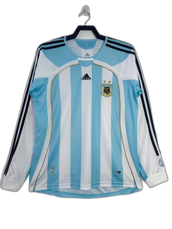 Camiseta Argentina 06/07 I Casa - Manga Larga Versión Retro