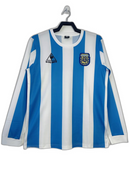 Camiseta Argentina 1986 I Casa - Manga Larga Versión Retro
