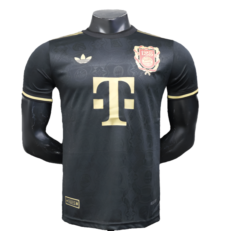 Camiseta Bayern de Múnich 25/26 Edición 125º Aniversario - Negra - Versión Jugador
