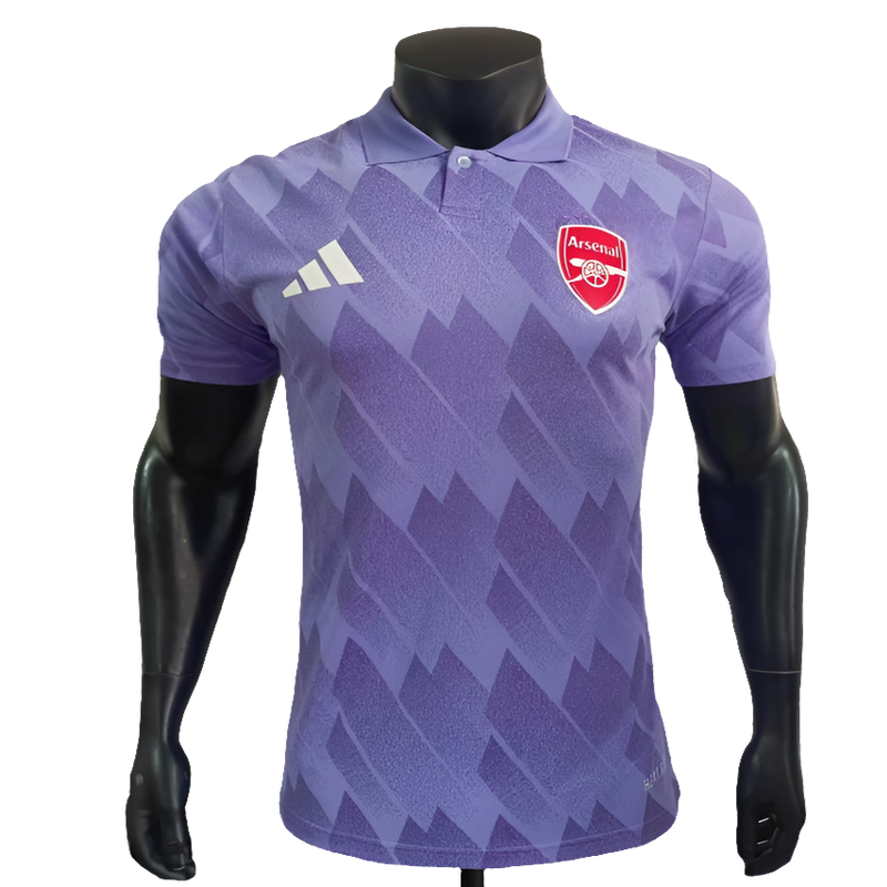 Camiseta Arsenal 25/26 Edición Polo - Morada - Versión Jugador
