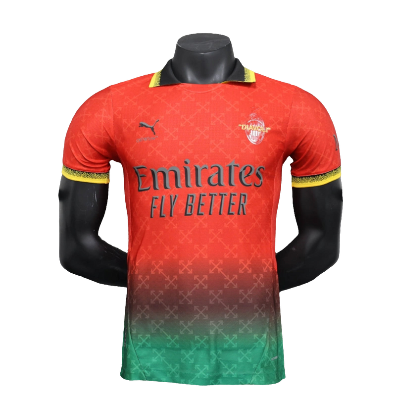 Camiseta AC Milan 25/26 Edición Conmemorativa - Roja - Versión Jugador