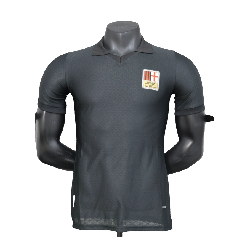 Camiseta AC Milan 25/26 Edición 125º Aniversario - Negra - Versión Jugador