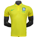 Camiseta Brasil 25/26 Edición Polo - Amarilla - Versión Jugador