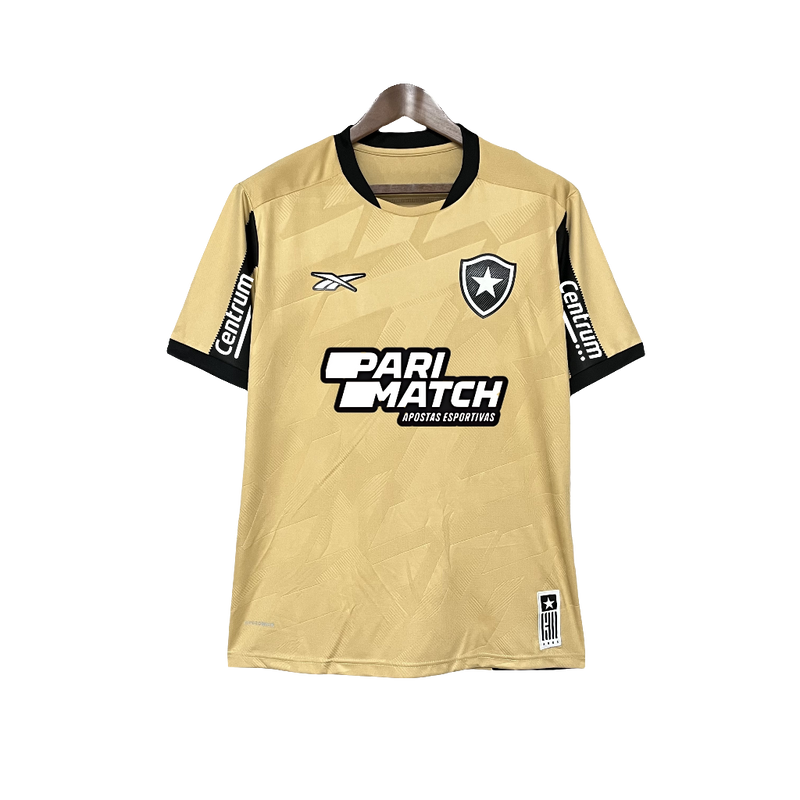 Camiseta Botafogo 24/25 Portero - Oro - Todos los Patrocinios - Versión Aficionado