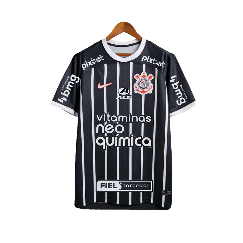Camiseta Corinthians 23/24 II Visitante - Todos los Patrocinios - Versión Aficionado