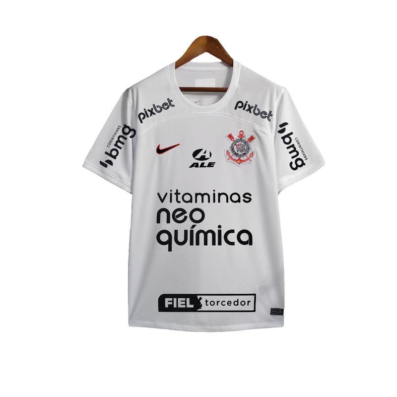 Camiseta Corinthians 23/24 I Casa - Todos los Patrocinios - Versión Aficionado
