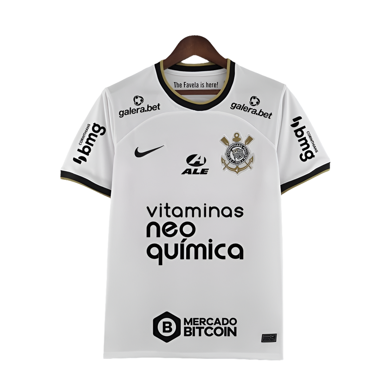 Camiseta Corinthians 22/23 I Casa - Todos los Patrocinios - Versión Aficionado