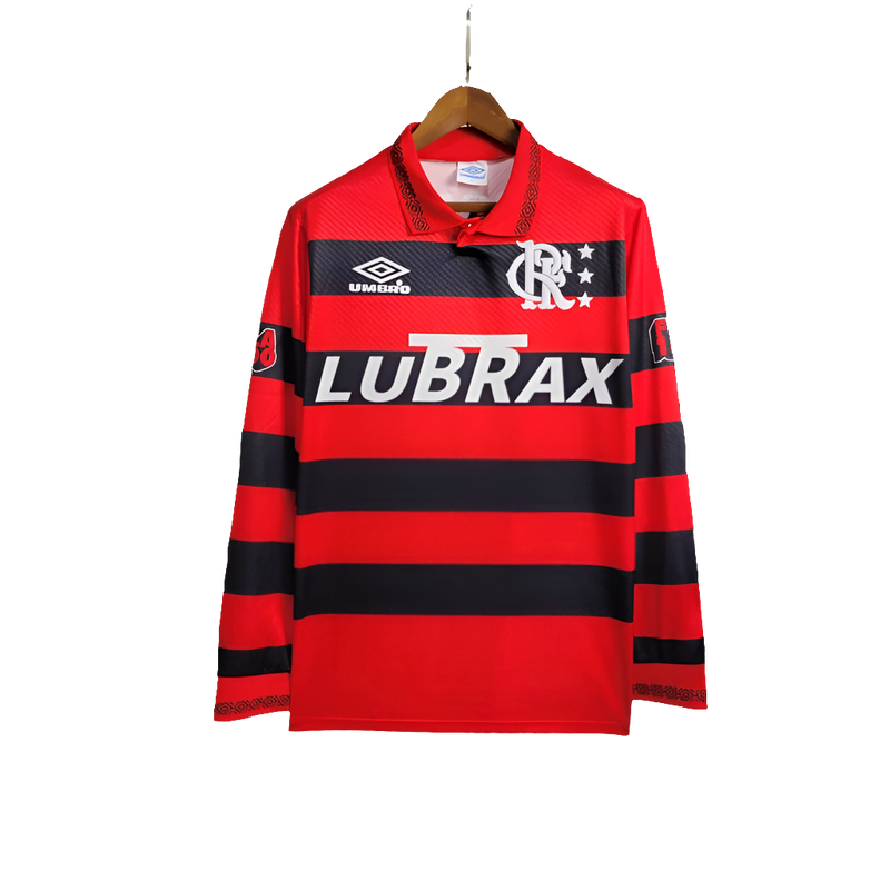 Camiseta Flamengo 94/95 I Casa - Manga Larga Versión Retro