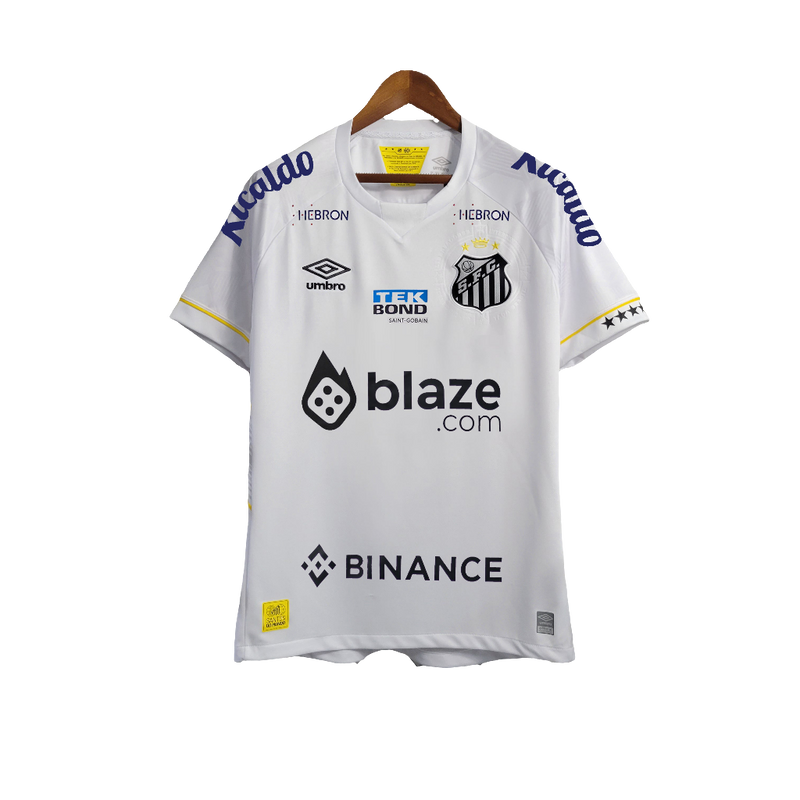 Camiseta Santos 23/24 I Casa - Todos los Patrocinios - Versión Aficionado