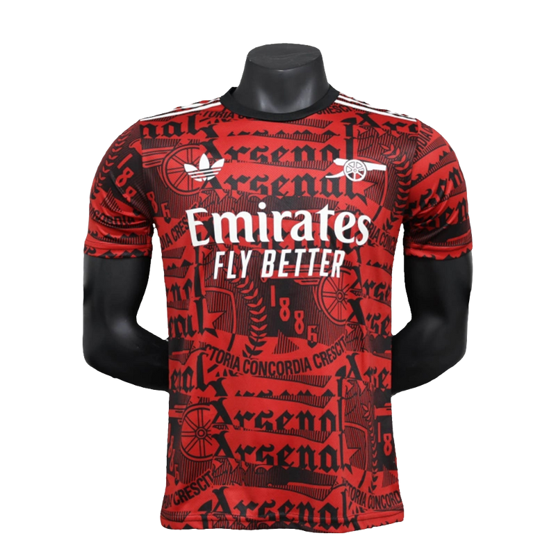 Camiseta Arsenal 25/26 Entrenamiento - Rojo Oscuro - Versión Jugador