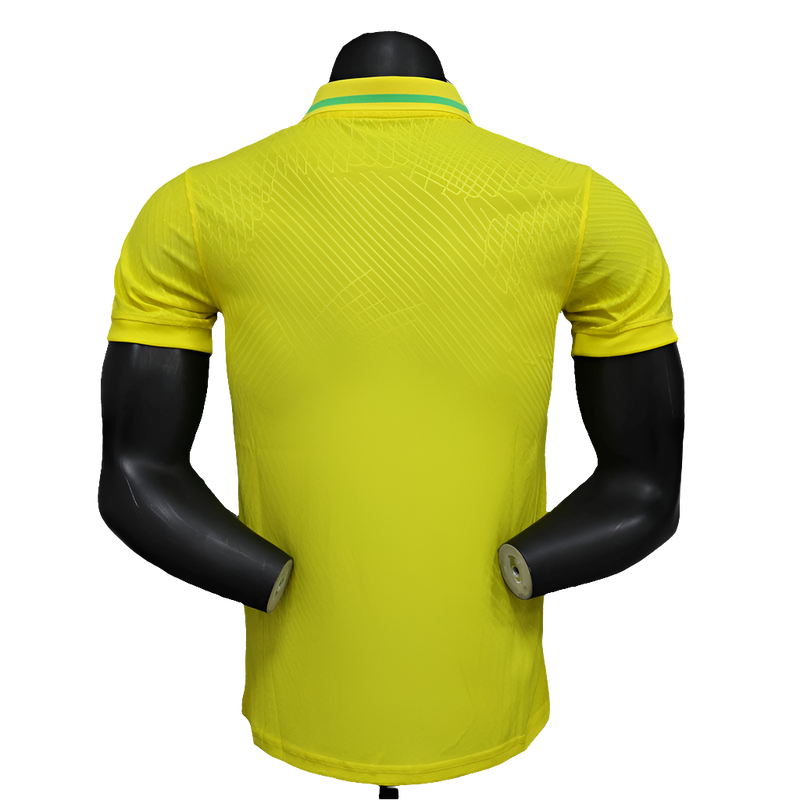 Camiseta Brasil 25/26 Edición Polo - Amarilla - Versión Jugador