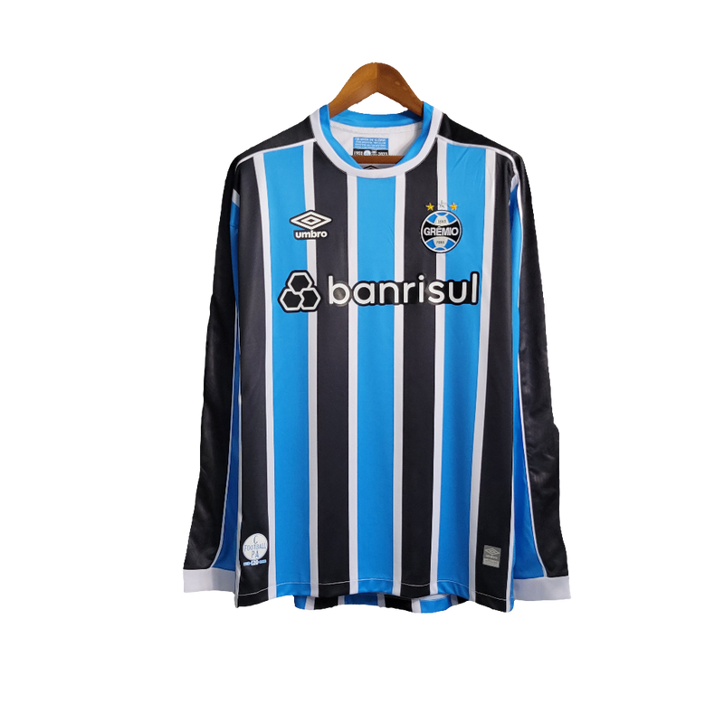 Camiseta Grêmio 23/24 I Casa - Manga Larga