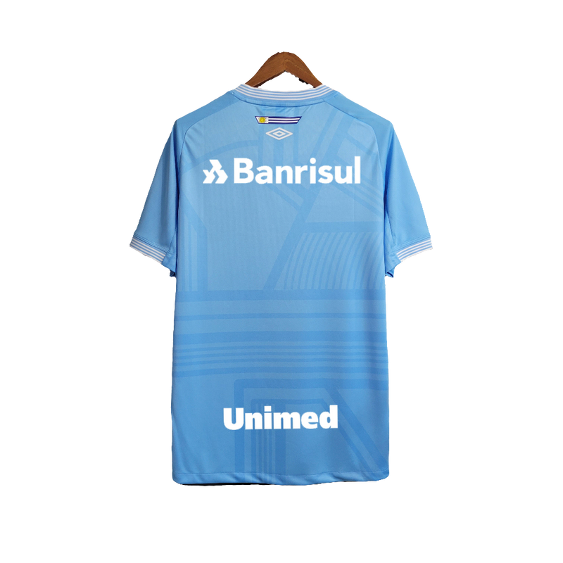Camiseta Grêmio 23/24 Edición Especial - Azul Celeste - Todos los Patrocinios - Versión Aficionado