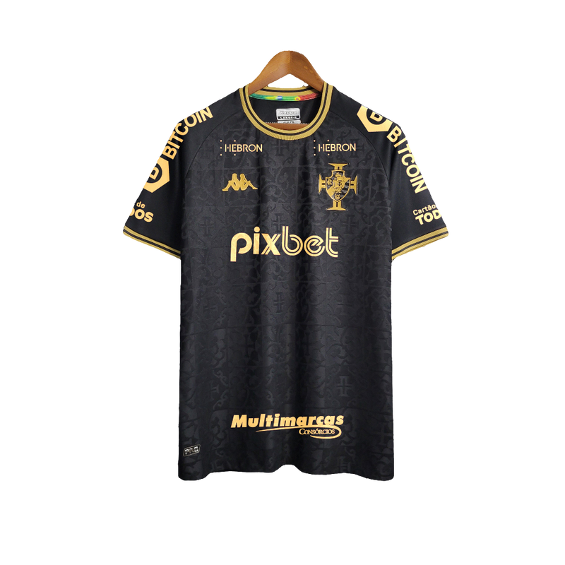 Camiseta Vasco 22/23 Portero - Negro - Todos los Patrocinios - Versión Aficionado