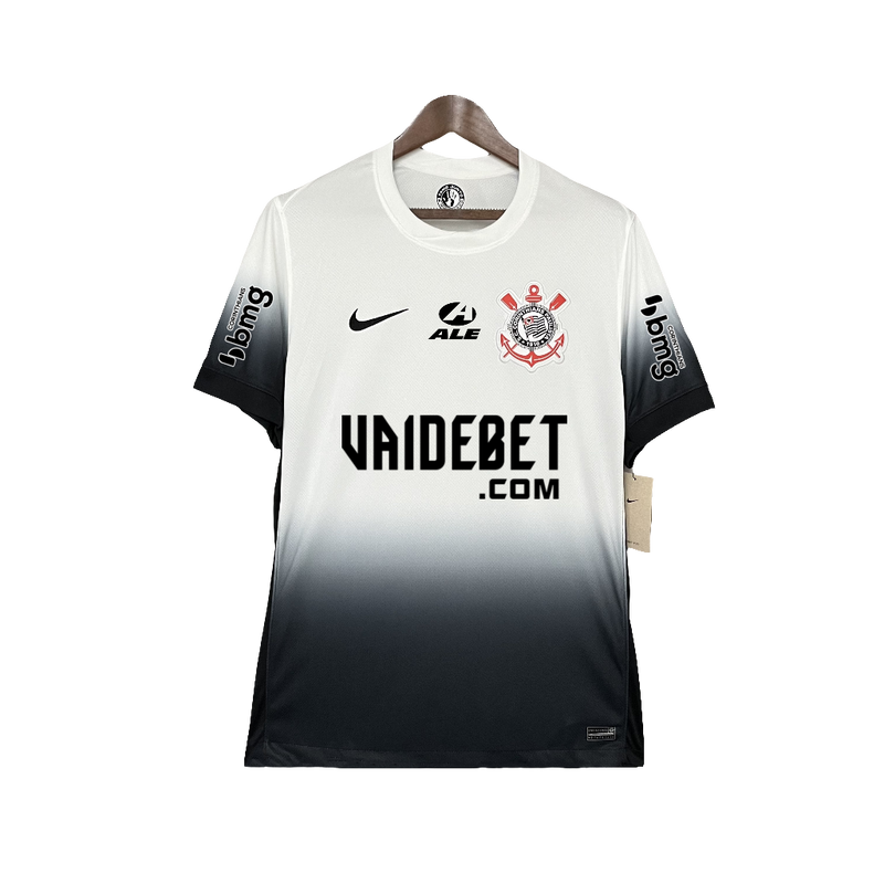 Camiseta Corinthians 24/25 I Casa - Todos los Patrocinios - Versión Aficionado
