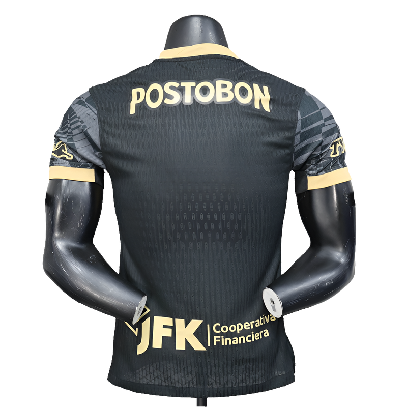 Camiseta Atlético Nacional 25/26 Edición Negra - Versión Jugador
