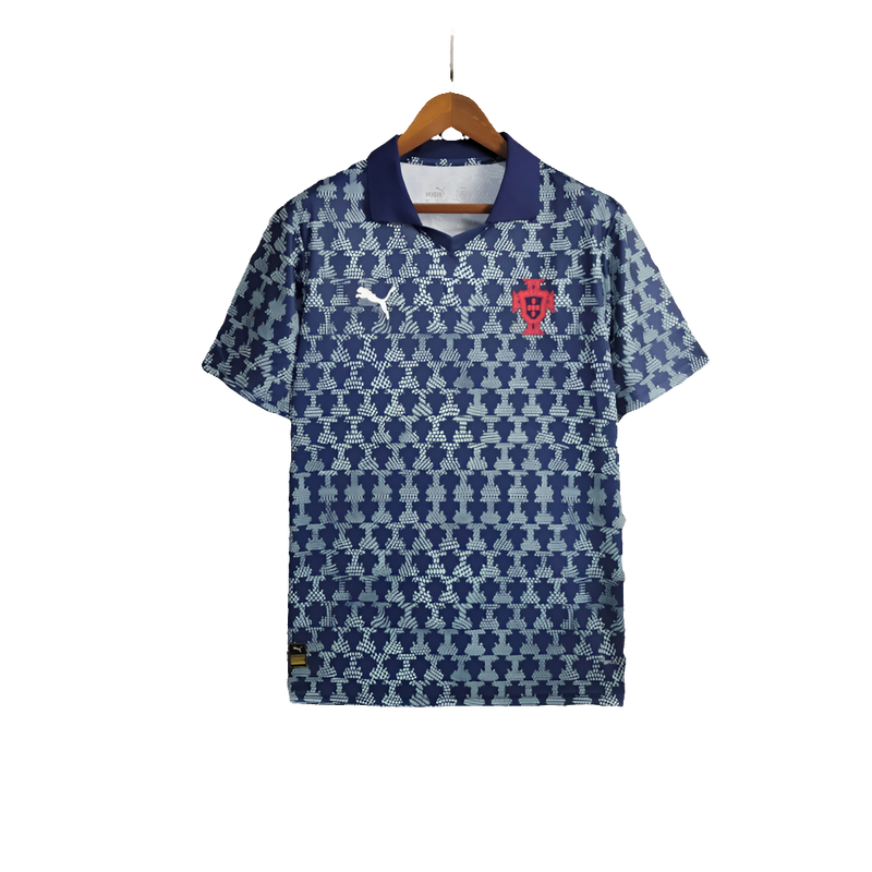 Camiseta Portugal 25/26 Entrenamiento - Azul Marino - Versión Aficionado