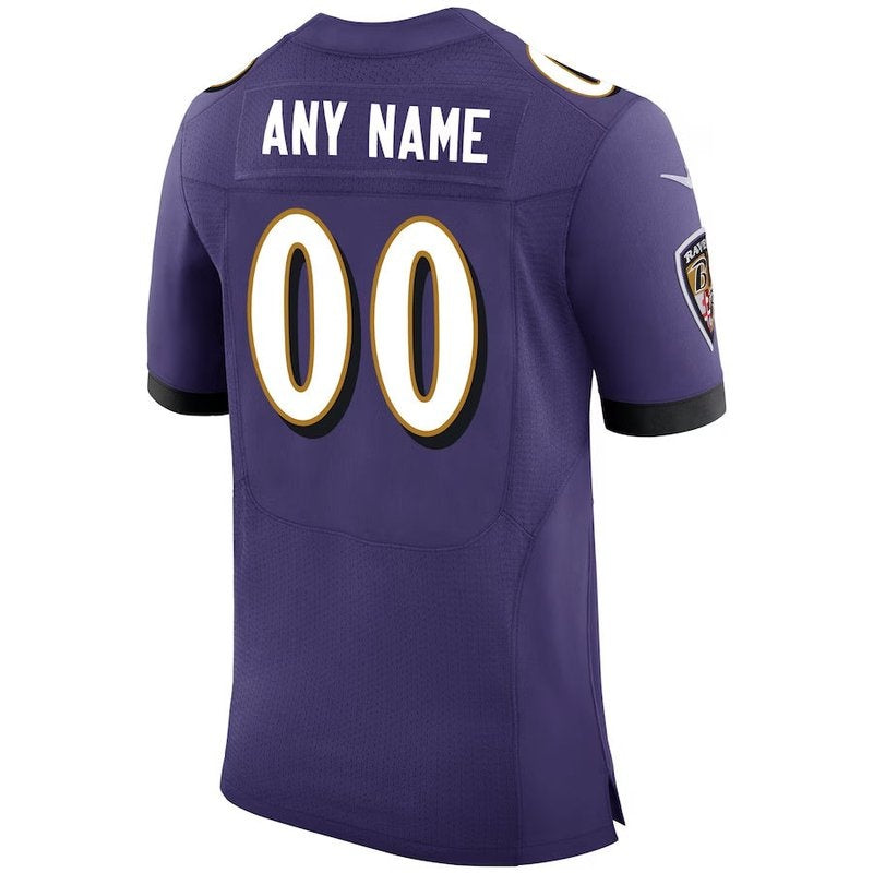 Camiseta NFL Baltimore Ravens - Edición Personalizada Speed Machine - Morado