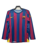 Camiseta Barcelona 05/06 I Casa - Manga Larga Versión Retro