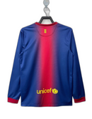 Camiseta Barcelona 12/13 I Casa - Manga Larga Versión Retro
