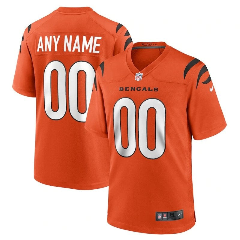 Camiseta NFL Cincinnati Bengals - Versión Alternativa de Juego - Naranja