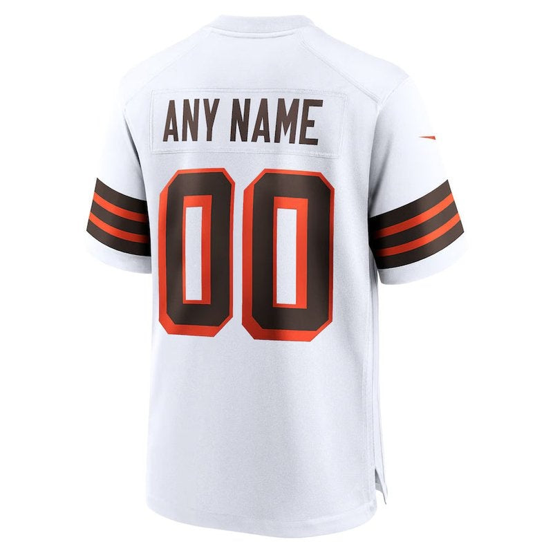 Camiseta NFL Cleveland Browns - Alternativa - Edición Personalizada - Marrón - Blanco