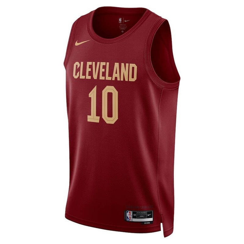 Camiseta NBA Darius Garland 10 - Cleveland Cavaliers - 22/23 Burdeos - Edición Ícono