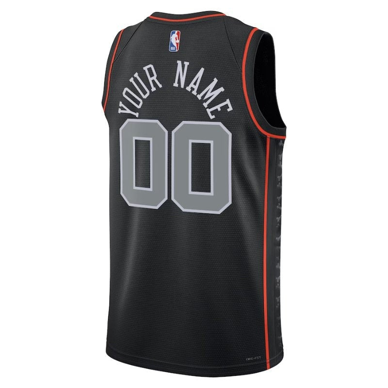 Camiseta NBA - Detroit Pistons - 23/24 - Negro - Edición Ciudad