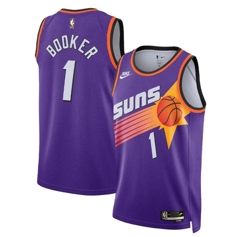 Camiseta NBA Devin Booker - Phoenix Suns - 2023 Morado - Versión Clásica
