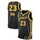 Camiseta NBA Draymond Verde - Golden State Warriors - 23/24 - Negro - Edición Ciudad