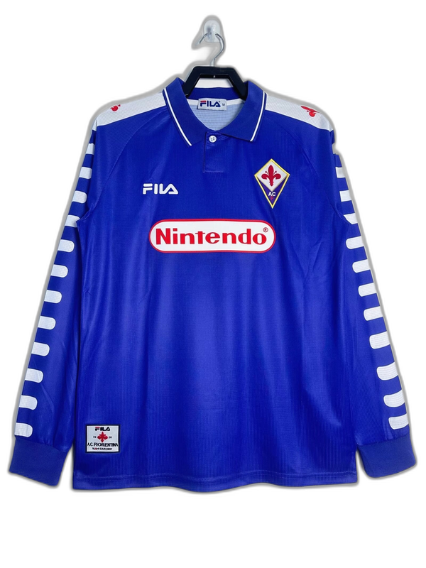 Camiseta Fiorentina 98/99 I Casa - Manga Larga Versión Retro