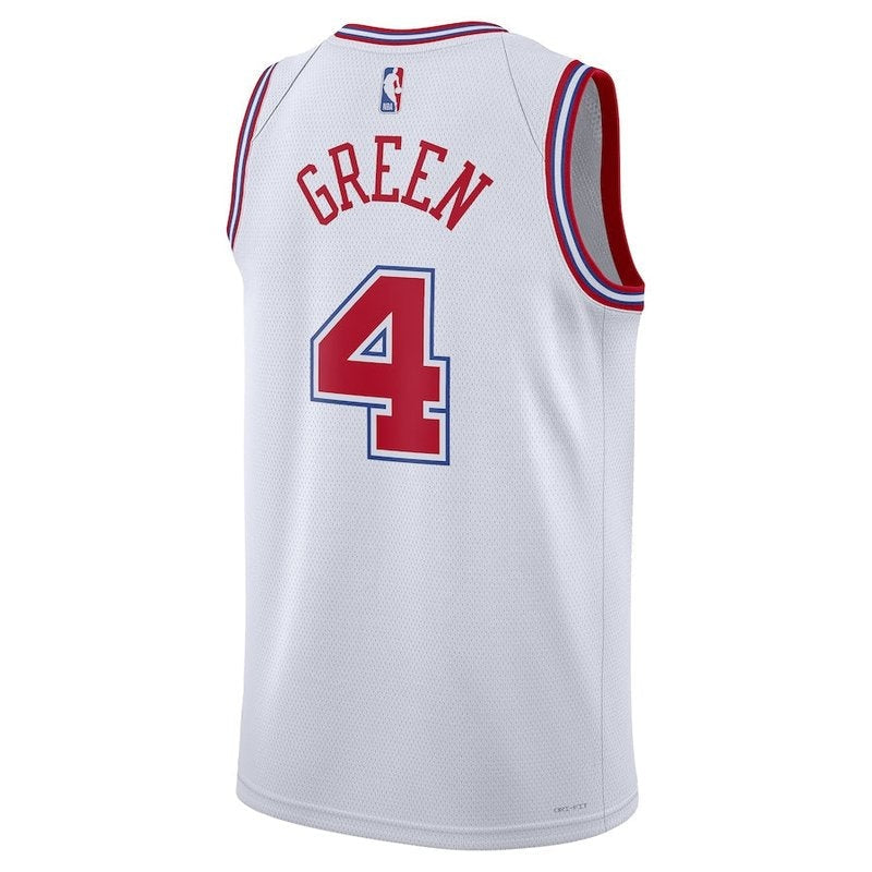 Camiseta NBA Jalen Verde - Houston Rockets - 23/24 - Blanco - Edición Ciudad