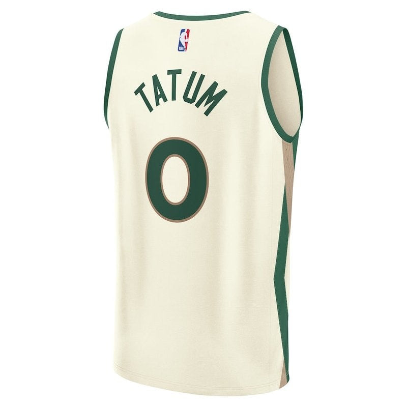 Camiseta NBA Jayson Tatum - Boston Celtics - Fanatics Branded 23/24 Fast Break - Blanco - Edición Ciudad