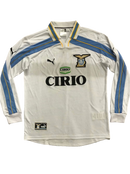 Camiseta Lazio 00/01 II Visitante Manga Larga - Versión Retro