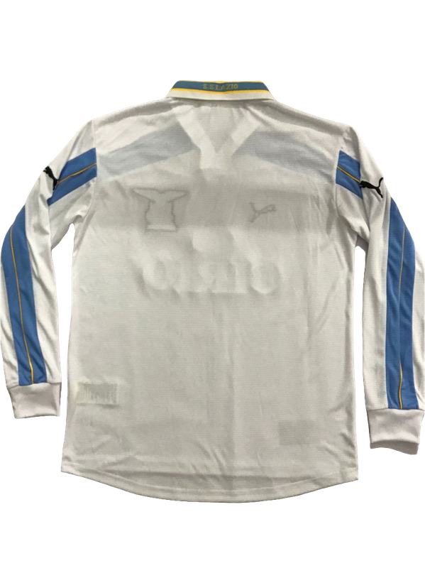 Camiseta Lazio 00/01 II Visitante Manga Larga - Versión Retro
