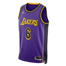 Camiseta NBA LeBron James - Los Angeles Lakers - 2023 Edición de Impacto - Morado