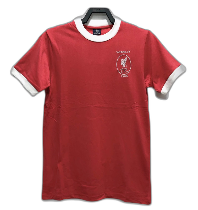 Camiseta Liverpool 1965 Edición Wembley - Versión Retro