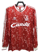 Camiseta Liverpool 89/91 I Casa - Manga Larga Versión Retro