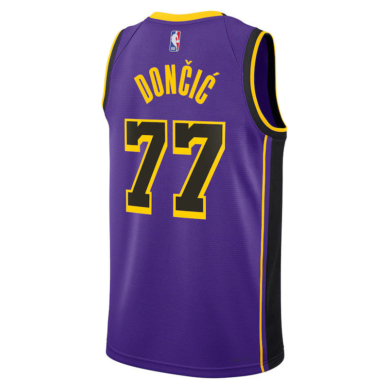 Camiseta NBA Luka Dončić - Los Angeles Lakers - Edición de Impacto 2024 - Morado - Unisex