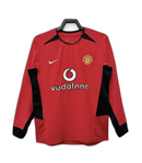 Camiseta Manchester United 02/04 I Casa - Manga Larga Versión Retro