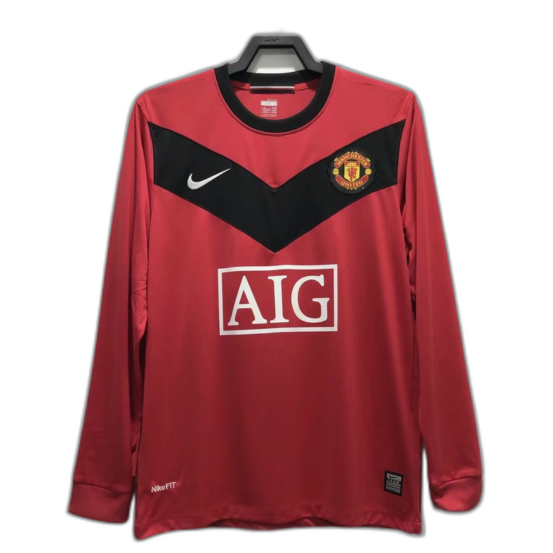 Camiseta Manchester United 2010 I Casa - Manga Larga Versión Retro