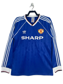 Camiseta Manchester United 88/90 II Visitante - Manga Larga Versión Retro