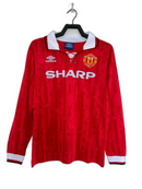 Camiseta Manchester United 92/94 I Casa - Manga Larga Versión Retro