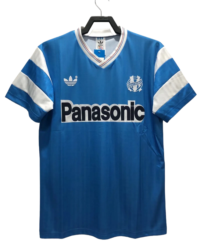 Camiseta Marsella 1990 Azul - Versión Retro