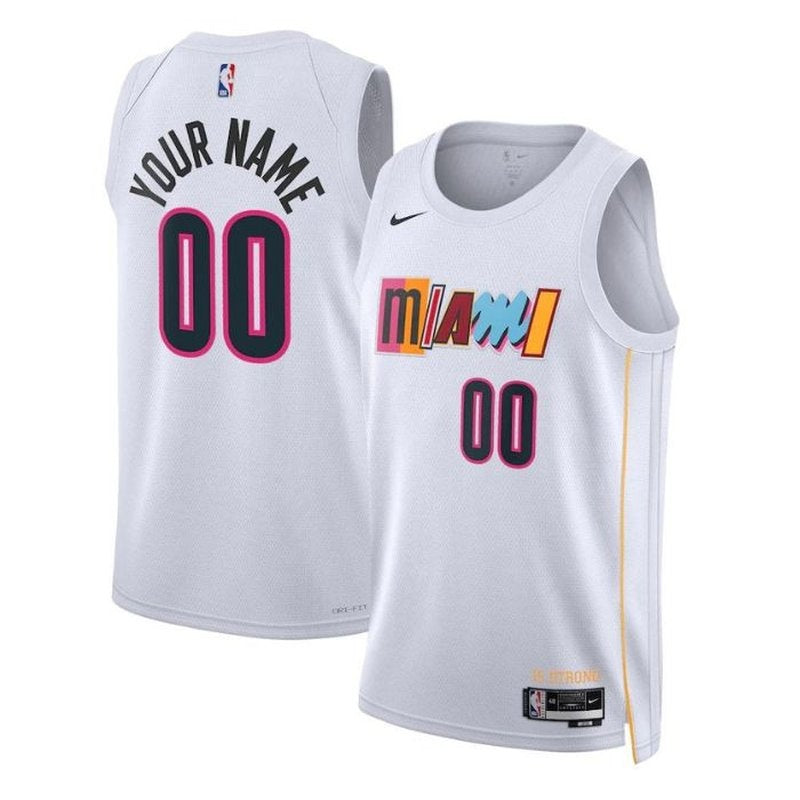 Camiseta NBA - Miami Heat - 2023 - Edición Ciudad - Blanco
