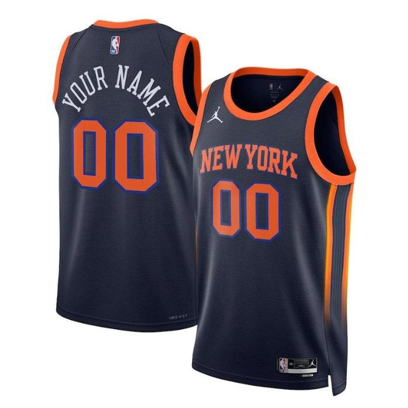 Camiseta NBA - New York Knicks - 2023 - Edición de Impacto - Azul Marino
