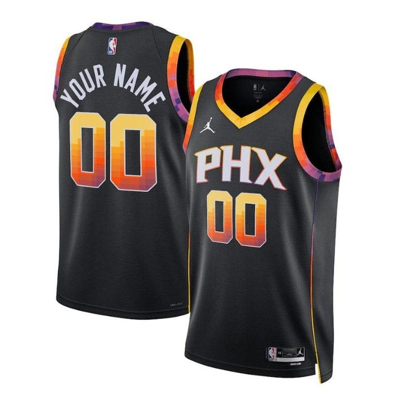 Camiseta NBA - Phoenix Suns - 2023 - Edición de Impacto - Negro